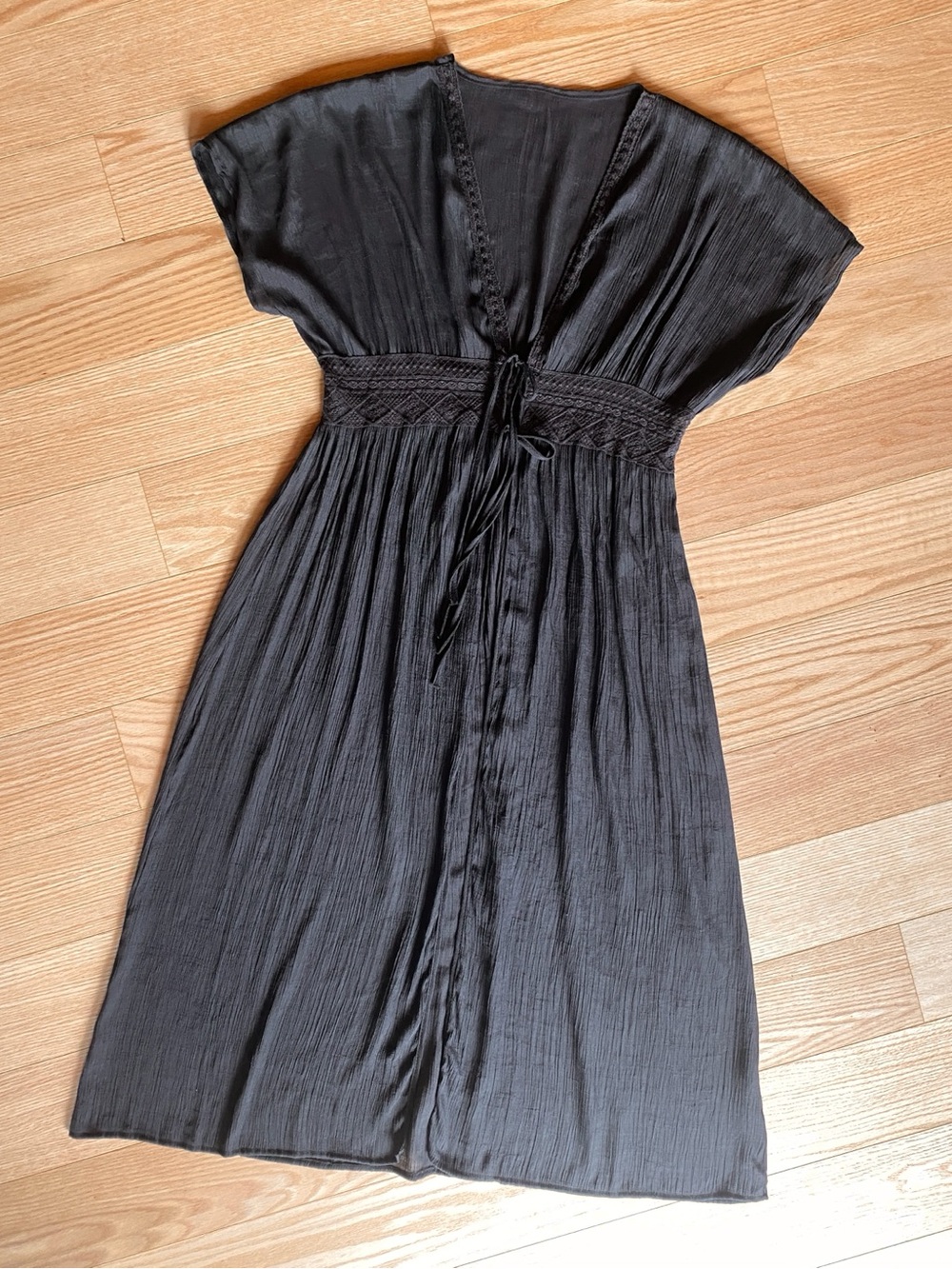 Cover Up/ Duster/ Robe with Lace